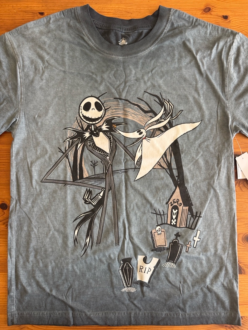Disney The Nightmare Before Christmas Jack & Zero Short Sleeve Tee Shirt